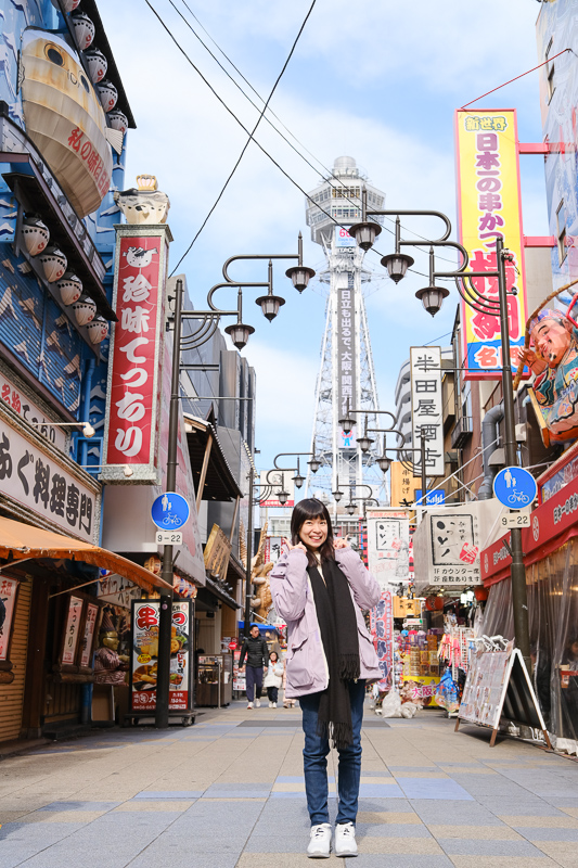 【大阪】通天閣：最新溜滑梯＆空中漫步超好玩！夜景美食、門票交通全攻略