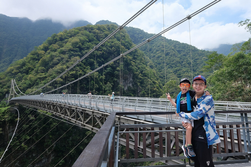 【花蓮太魯閣】布洛灣山月吊橋：離溪谷落差最大吊橋！免預約申請