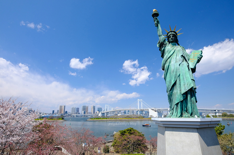 【東京】台場海濱公園：必訪日劇浪漫場景！自由女神＆彩虹大橋夜