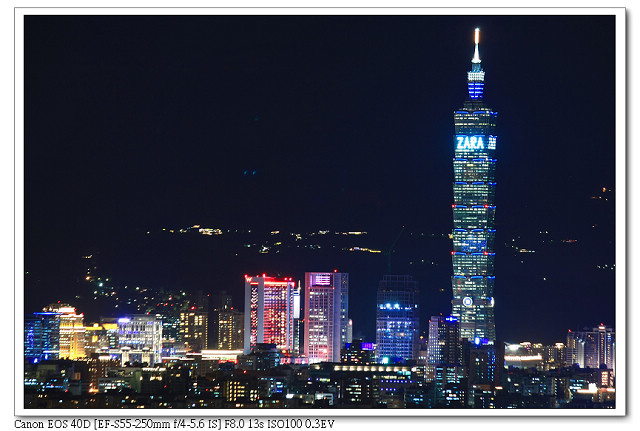 ［士林區］：絕佳夜景劍南山