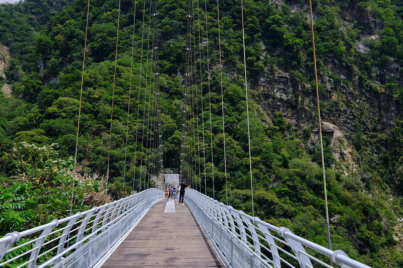 【花蓮太魯閣】布洛灣山月吊橋：離溪谷落差最大吊橋！免預約申請