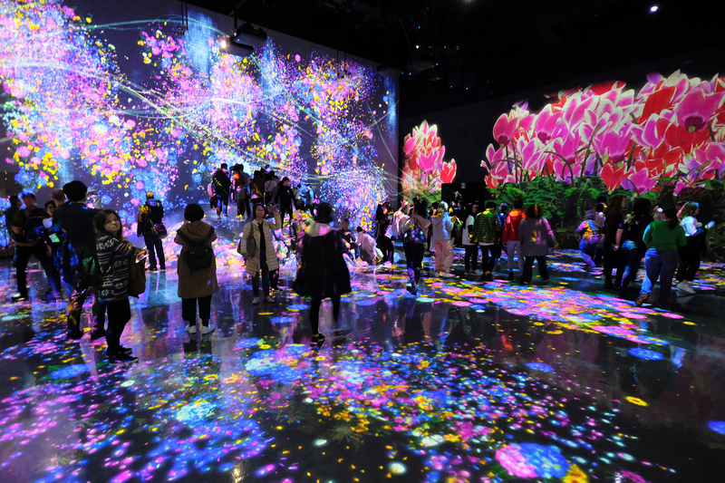 【東京】teamLab Borderless麻布台之丘：華麗